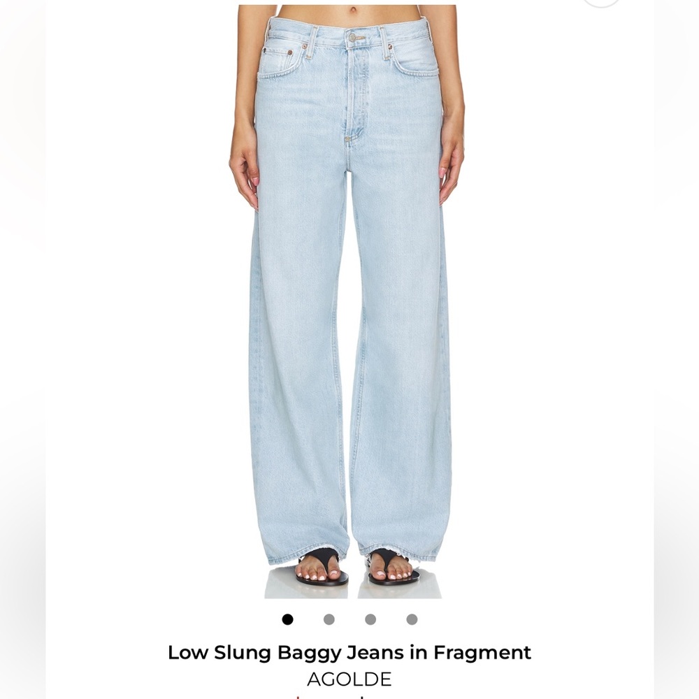 AGOLDE Low Slung Baggy Wide Leg Jeans